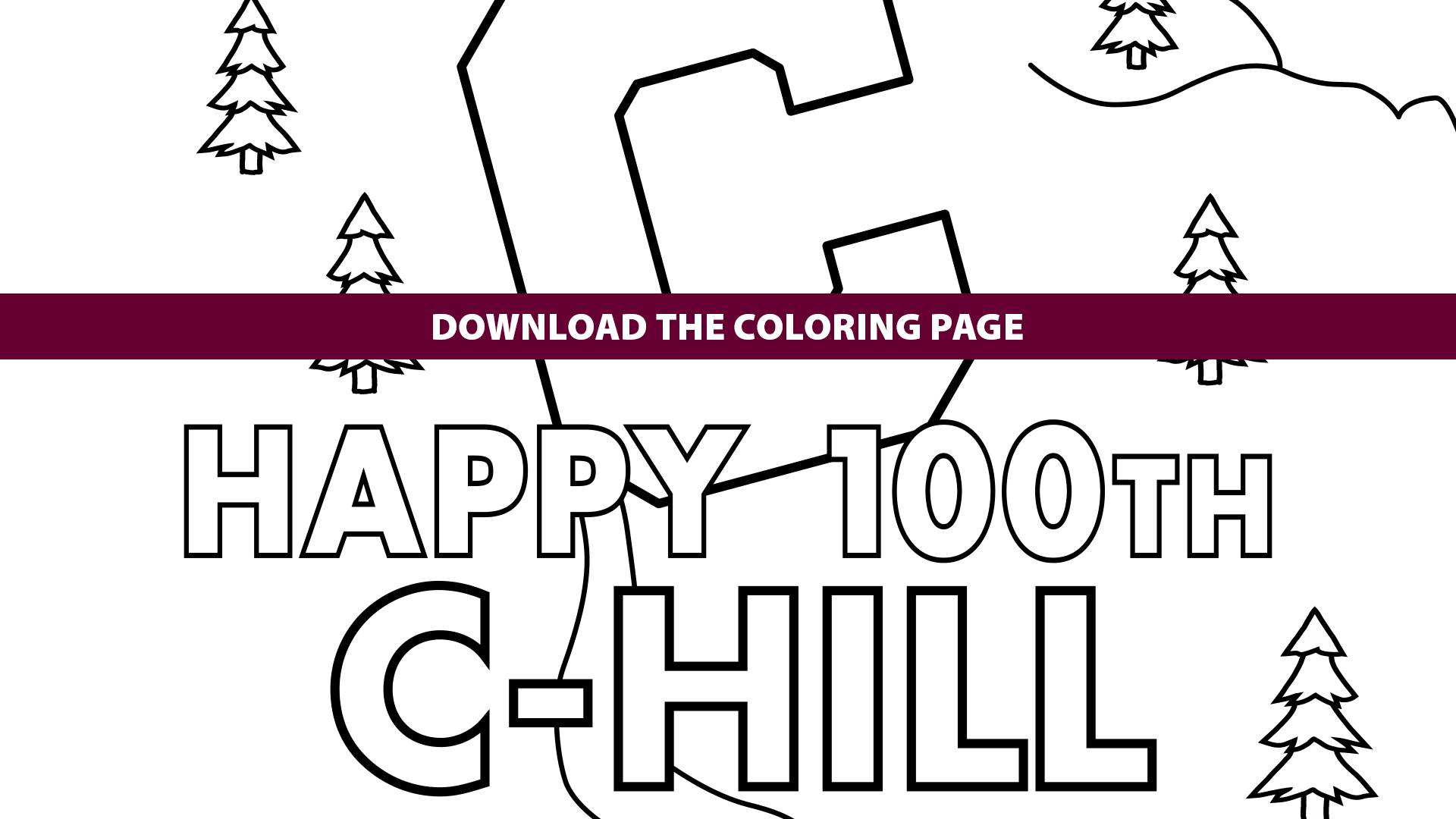 Sample of the C-Hill coloring page