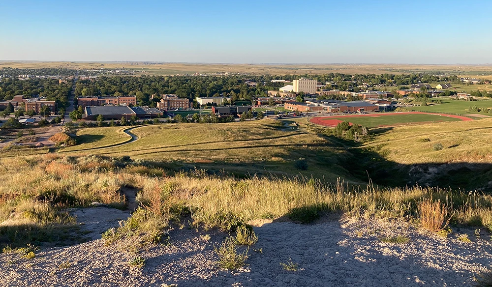 View over Chadron from C-Hill