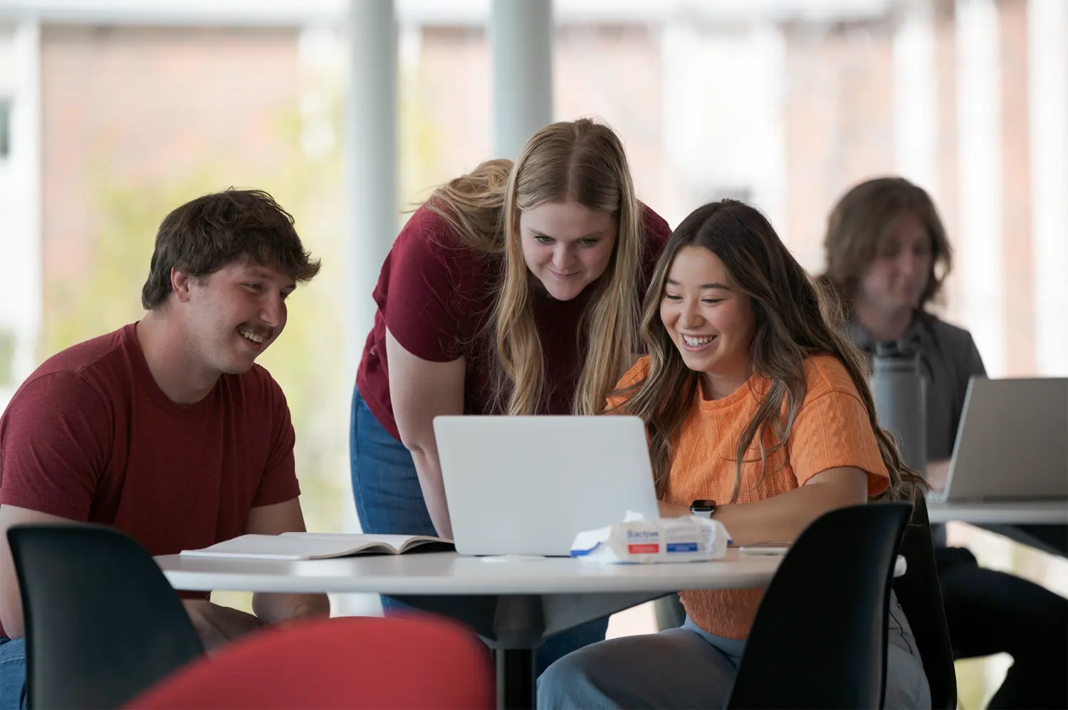 Several students work on a project in the Math Science Center of Innovative Learning