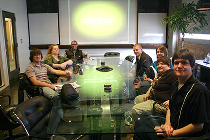 Students with Scott Rockwood of Richter7