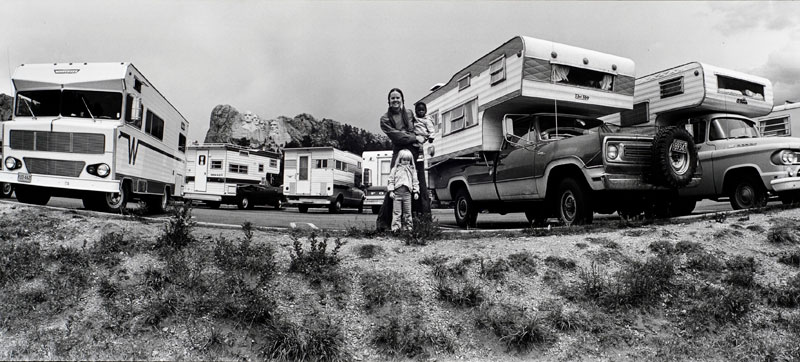 James Alinder, Mt. Rushmore, Black Hills, South Dakota, 1971.