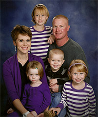 Tonia Hazlett and family