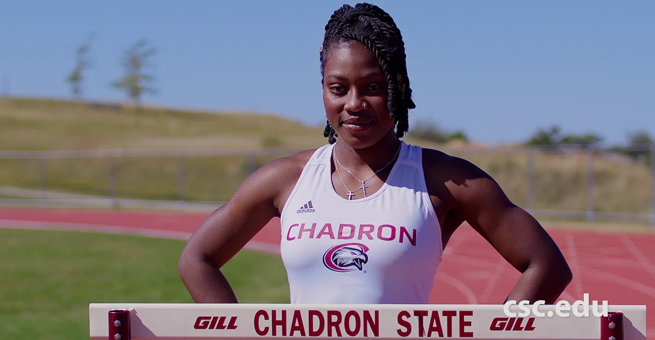 Chadron State College track athlete