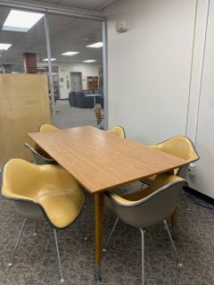 small group study room in the library, main floor