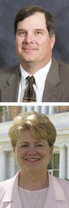 Randy Rhine and Lois Veath.