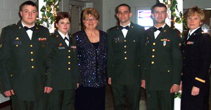 CSC ROTC cadets that were honored.