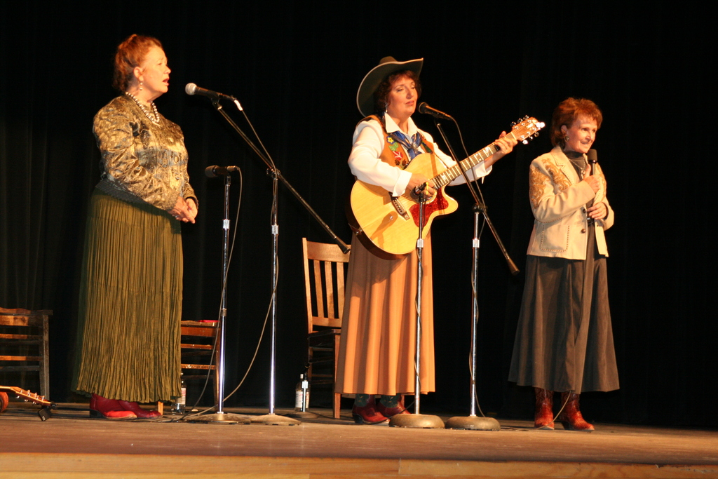 Women playing instruments