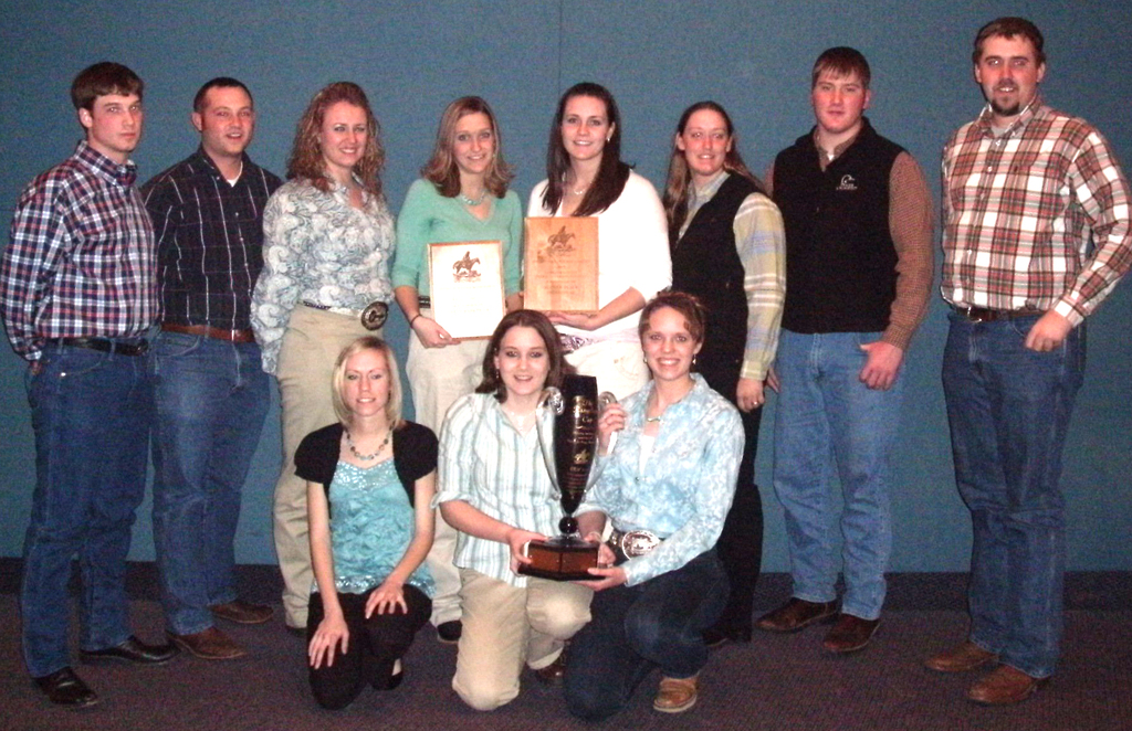 The students who represented Chadron State College at the Society for Range Management's conference in Albuquerque, N.M.