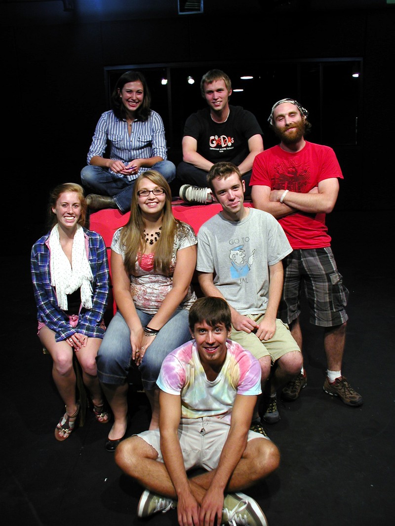 The cast and other students involved with Chadron State College's production of