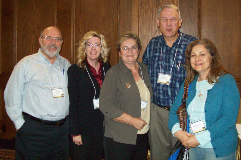 Robert Knight, Kim Madsen, presenter Allen Repko of the University of Texas at Arlington, Lisette Leesch and presenter Pauline Gagnon of the University of West Georgia.