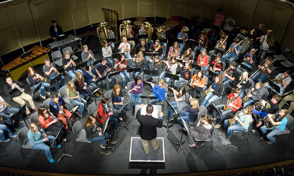 Dr. Sid Shuler leads a past group of musicians at a previous year's High Plains Festival.