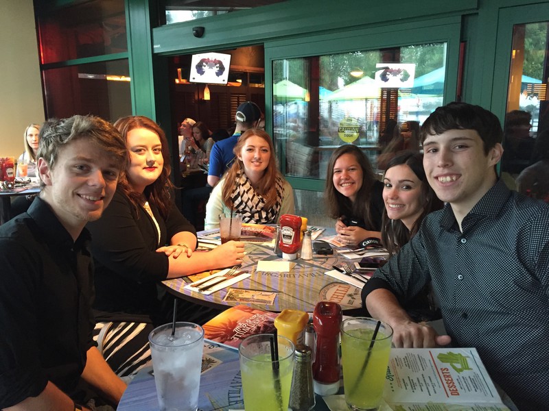 Drew Kasch, Molly O'Connell, Stephanie Alfred, Shayna Johnson, Kaylee Gaswick and Troy Fields