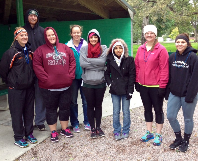 Students in Dr. Shaunda French's civic engagement course,