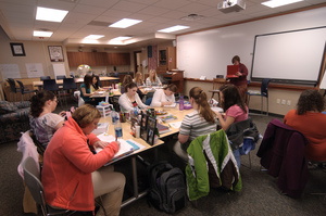 CSC block class meets in Old Admin