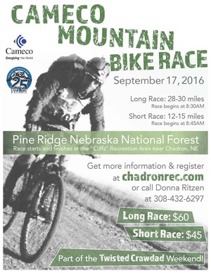 Cameco Mountain Bike Race poster