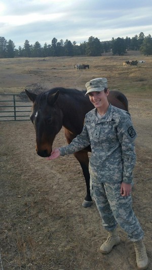 Megan McLean with horse