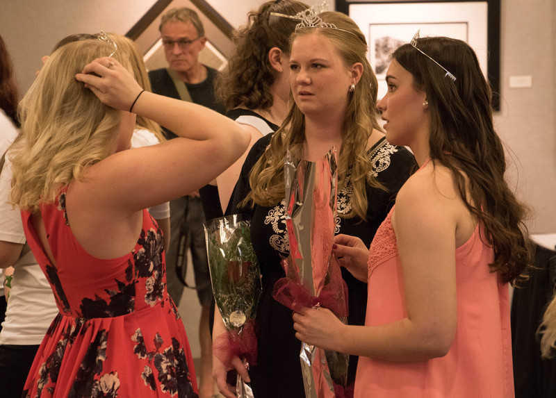 Students prepare before the 2016 Ivy Day ceremony.