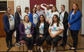 CSC Social Work 435 class pose for picture