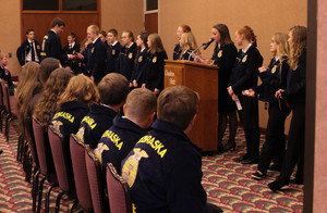FFA members wait for awards