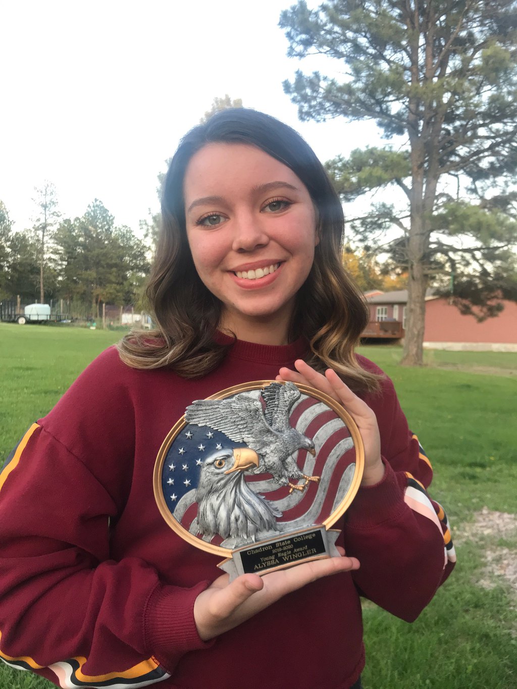 Young Eagle Eagle Award Winner Alyssa Wingler