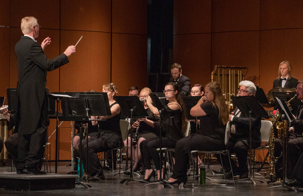 Band students perform