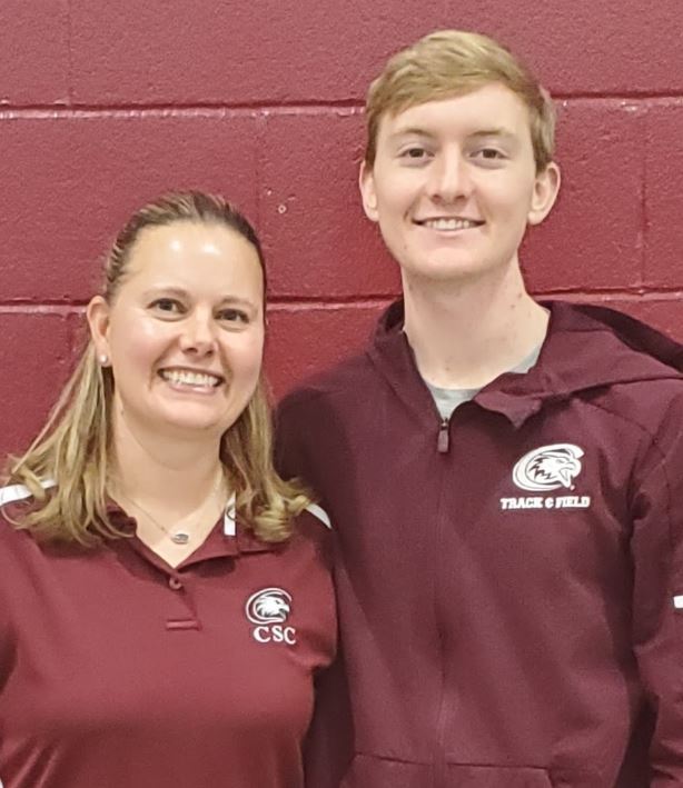Logan Moravec and his mother Lisa (Miller) Moravec