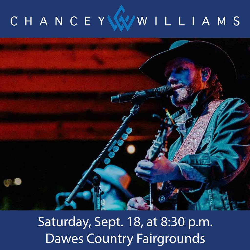 Chancey Williams concert flier and information