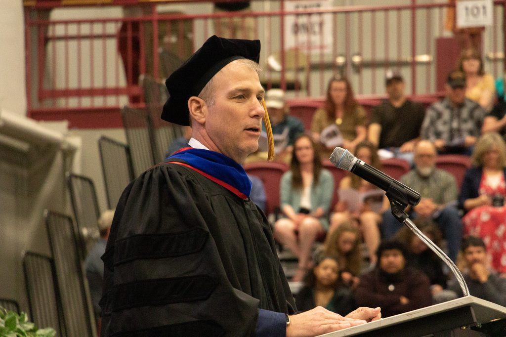 Paul Turman Addresses Graduates
