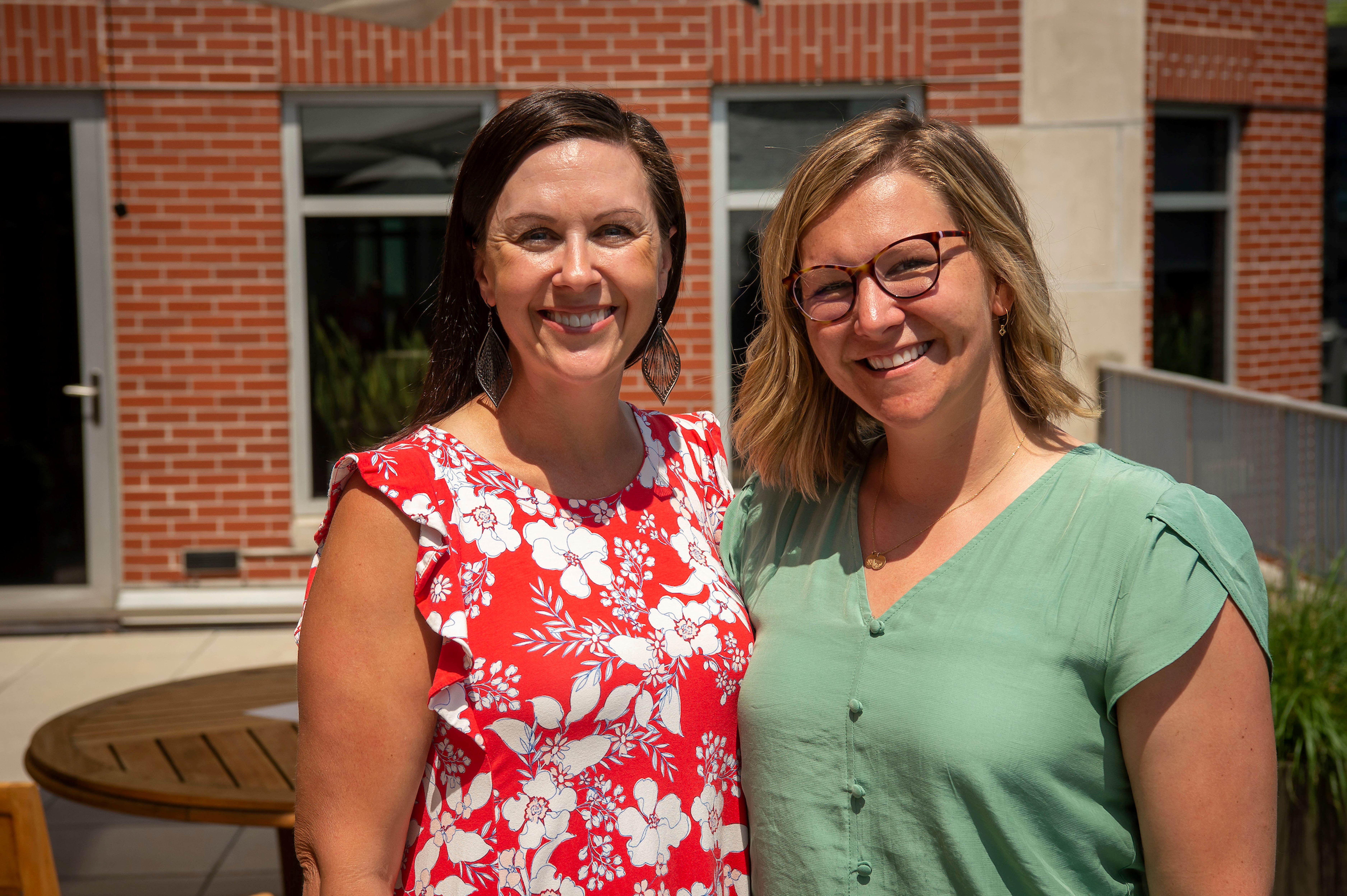 Shaunda French-Collins and Britt Helmbrecht