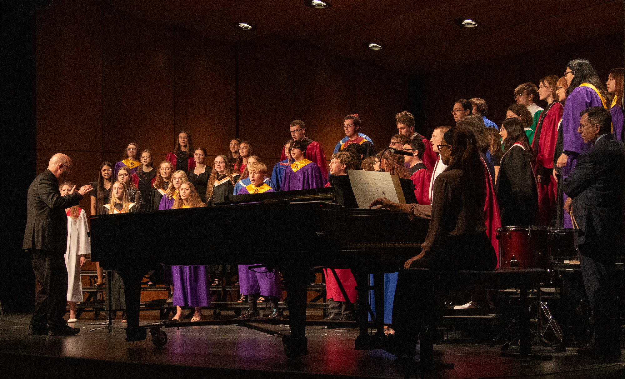 Director and choir