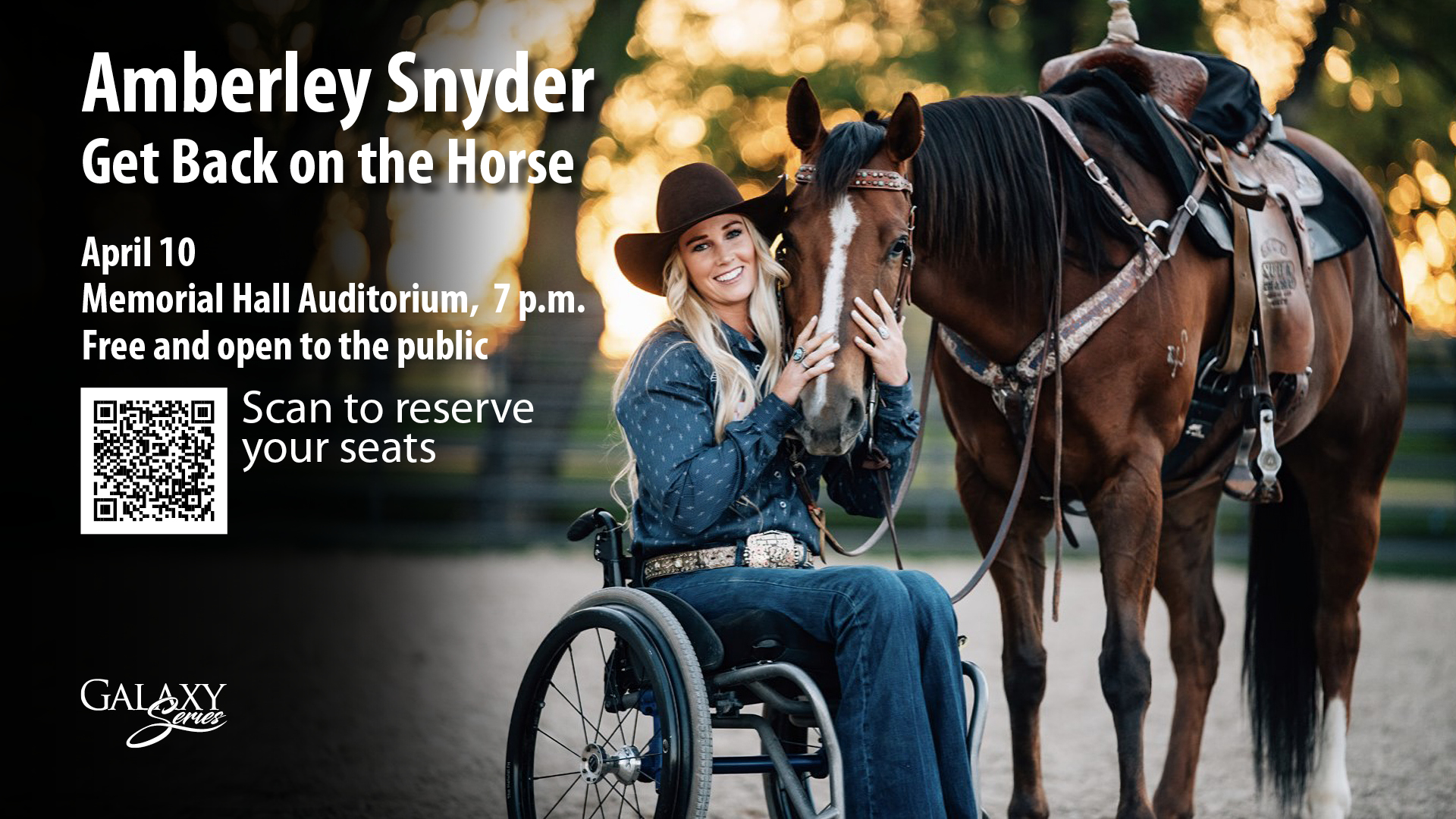 Woman in a wheelchair next to a horse