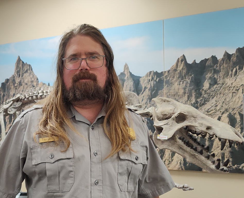 National Park Service employee posing