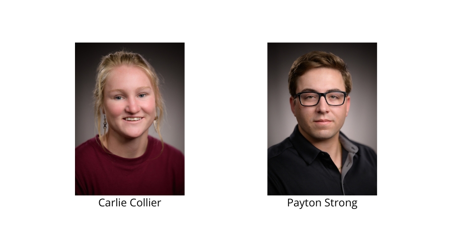 Composite photo of one male and one female
