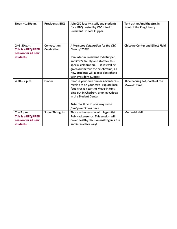 CSC Move-In Agenda 2025 Page 4