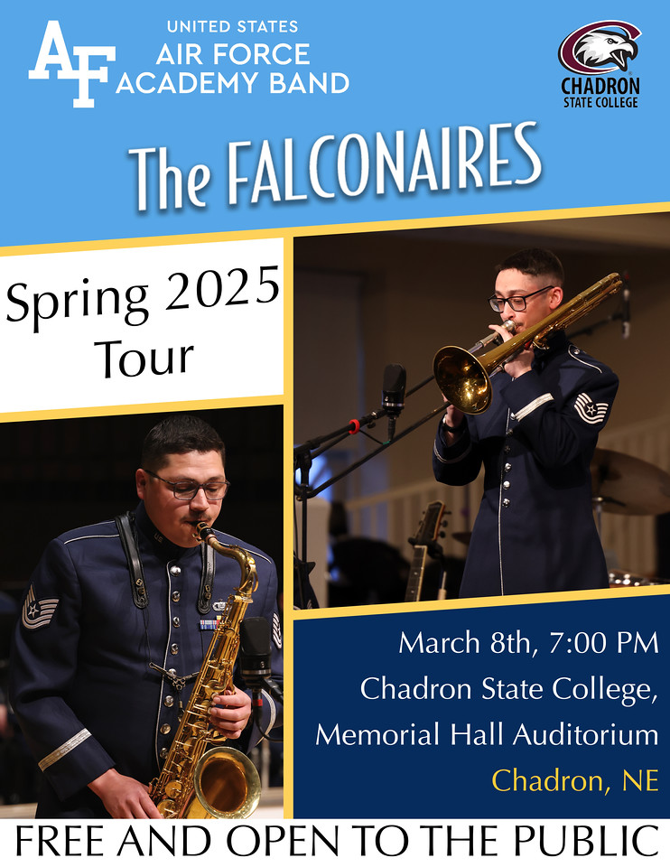 Poster promoting Air Force band