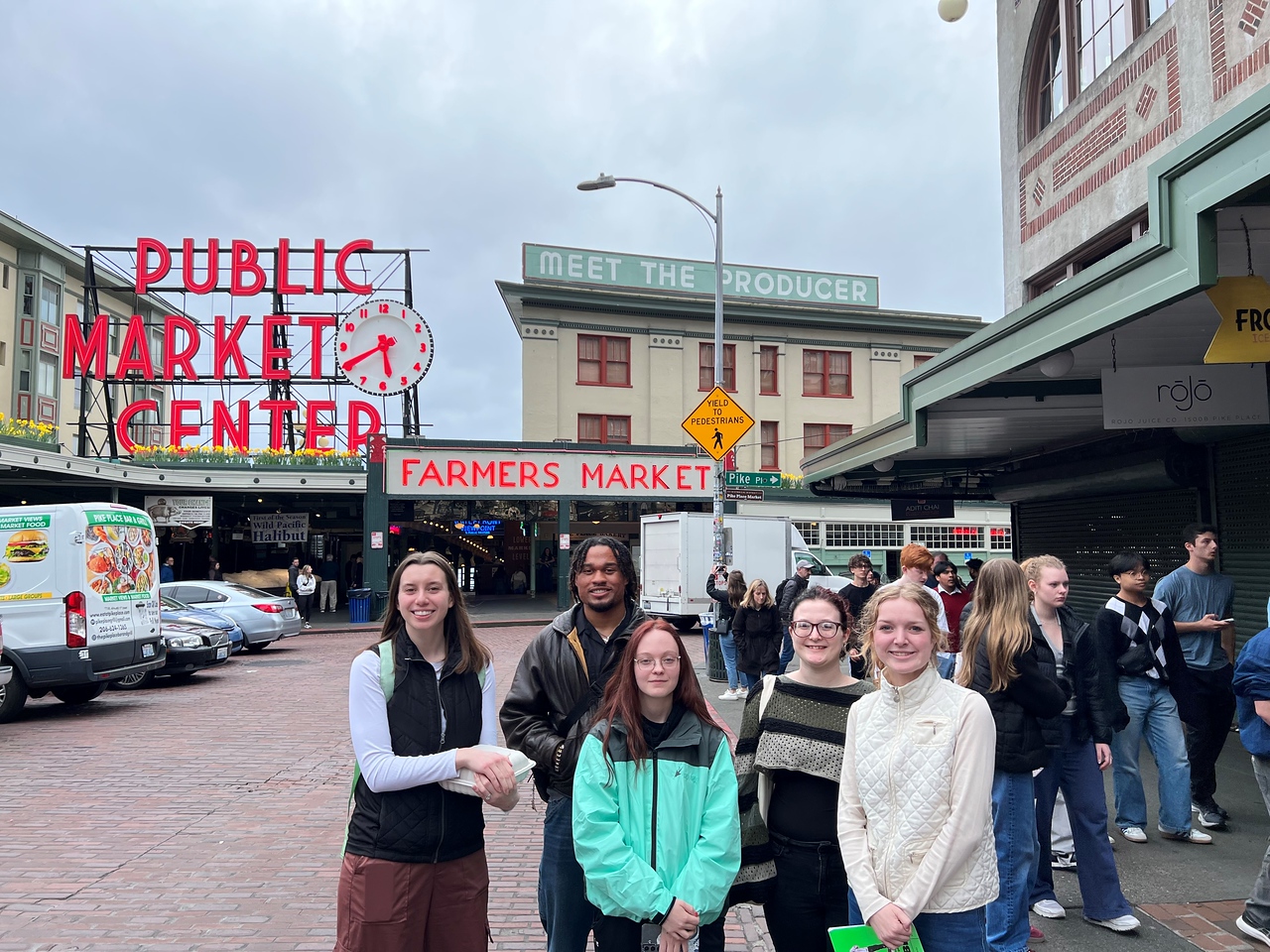 Group posing in Seattle
