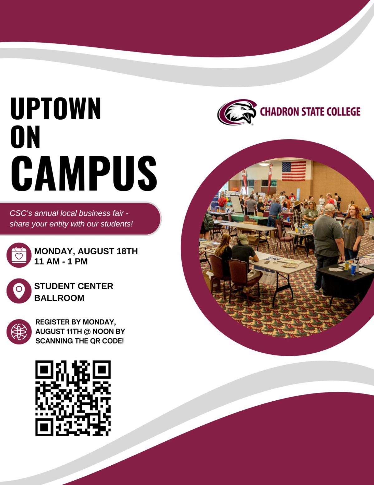 Uptown on Campus 2025 Flyer