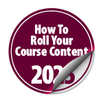 How to Roll Your Course Content Sticker